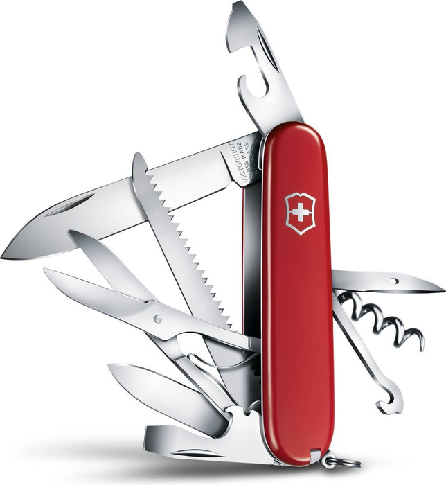 Kapesní nůž Victorinox Huntsman červený 1.3713, fotografie 3