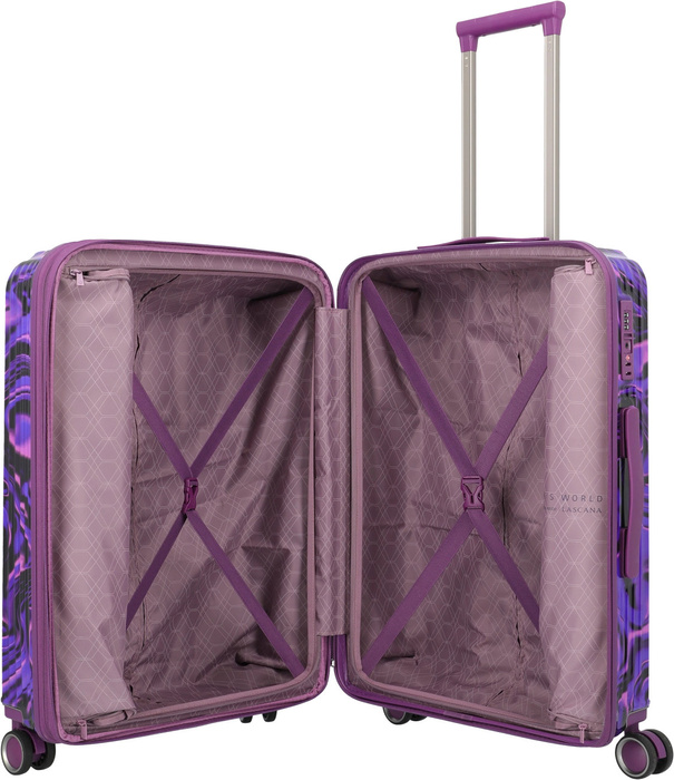 Střední kufr Travelite Lascana 65 cm Purple Degrade, fotografie 2