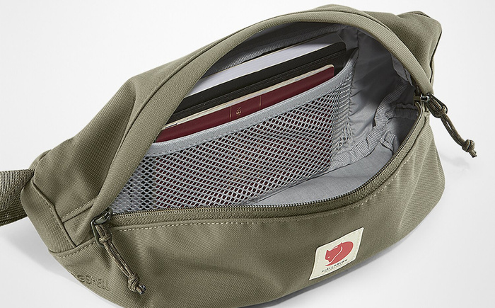 Ledvinka Ulvo Hip Pack Fjallraven – Black, fotografie 6