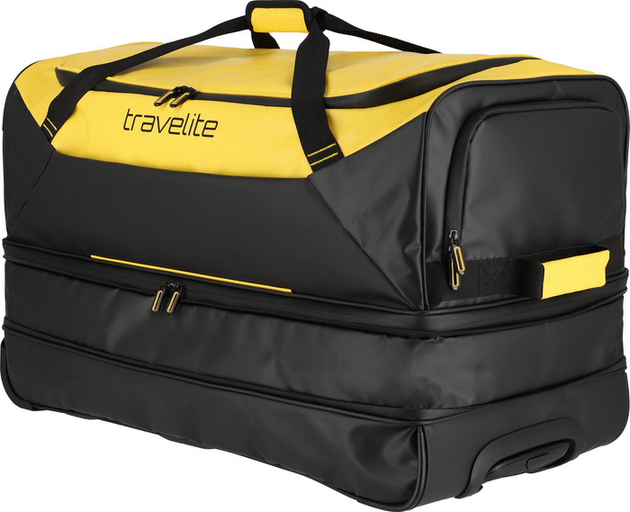 Cestovní taška na kolečkách Travelite Basics 98L – žlutá, fotografie 4