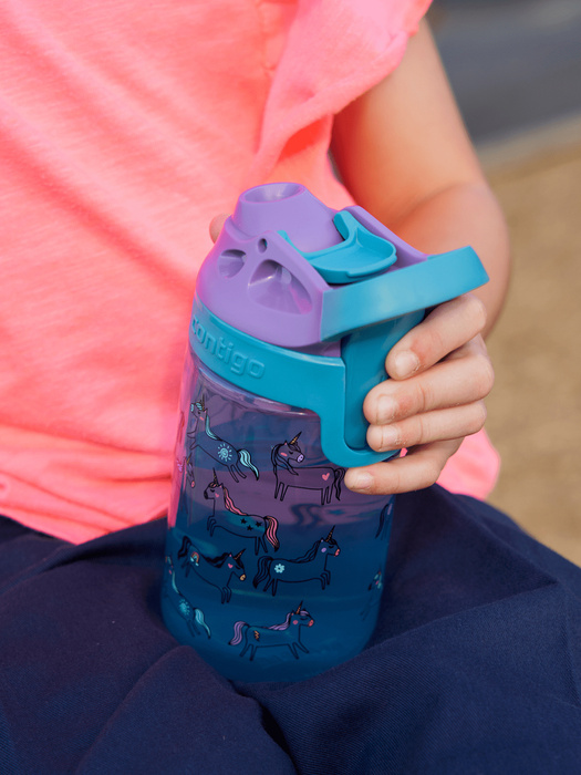 Láhev pro děti Contigo Gizmo Sip 420 ml – Unicorn Eggplant, fotografie 6