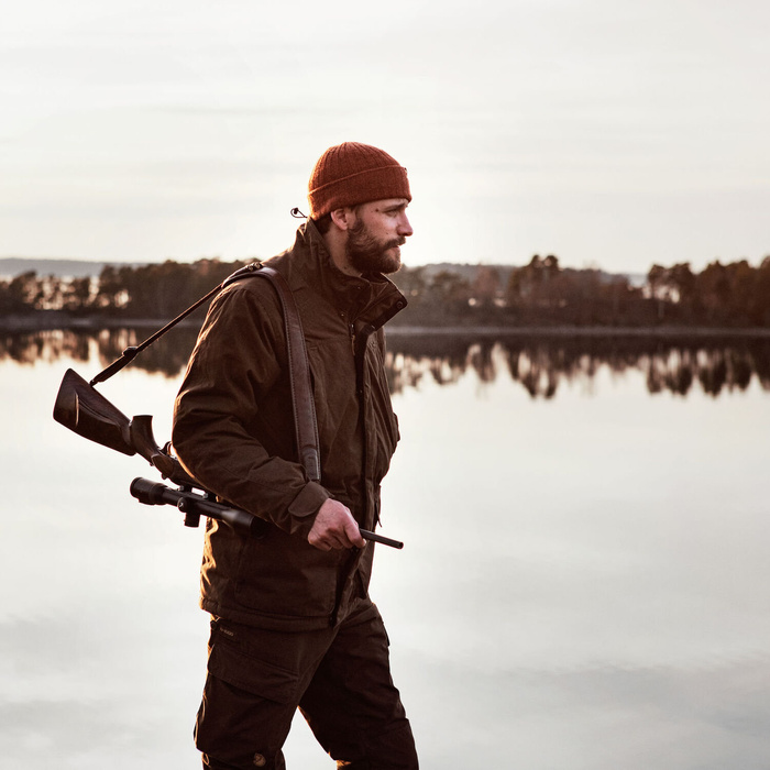 Zimní čepice Fjallraven Byron Hat Thin Graphite z jehněčí vlny, fotografie 3