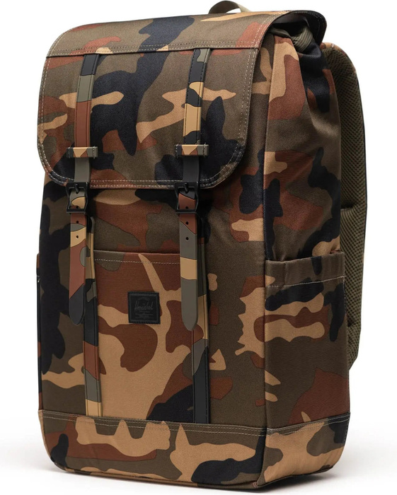 Batoh Herschel Retreat 23L – Woodland camo/black label