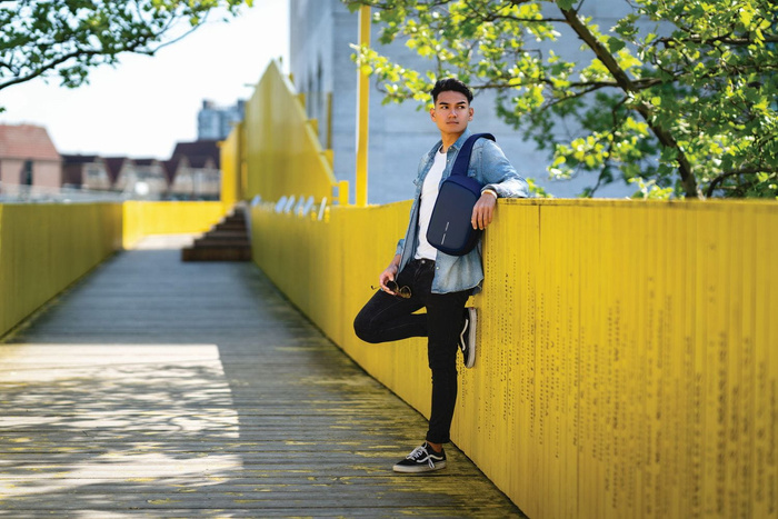 Batoh proti krádeži XD Design Bobby Sling Navy, fotografie 21