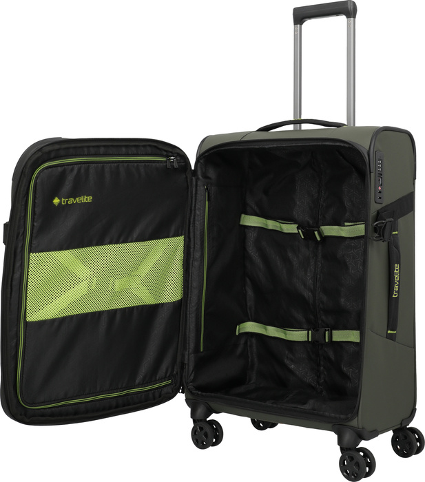 Střední kufr Travelite Briize 67 cm khaki, fotografie 8