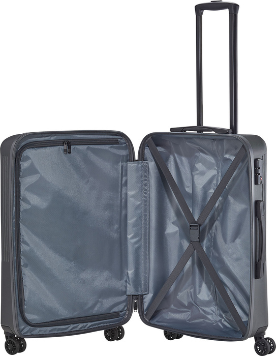 Střední kufr Travelite Bali 67 cm šedý, fotografie 2