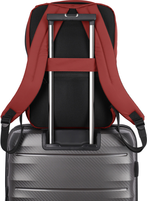 Vodotěsný sportovní batoh Travelite Basics Boxy červený, fotografie 5