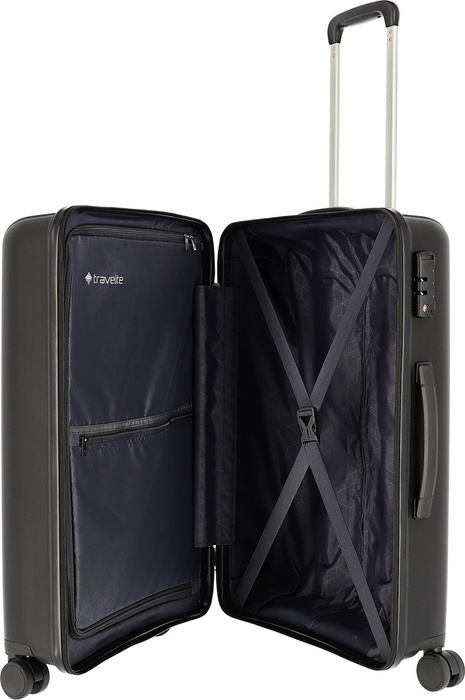 Střední kufr Travelite Vaka 65 cm černý, fotografie 3