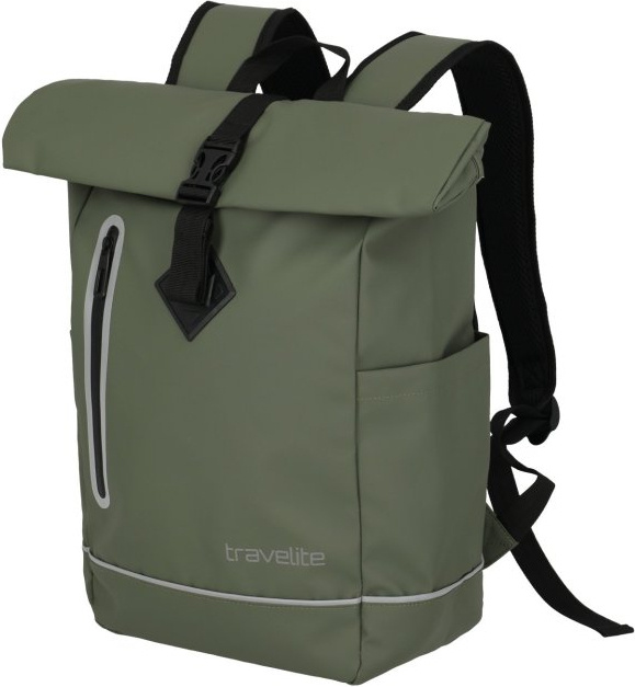 Městský batoh Travelite Basics Rollup 19L Olive