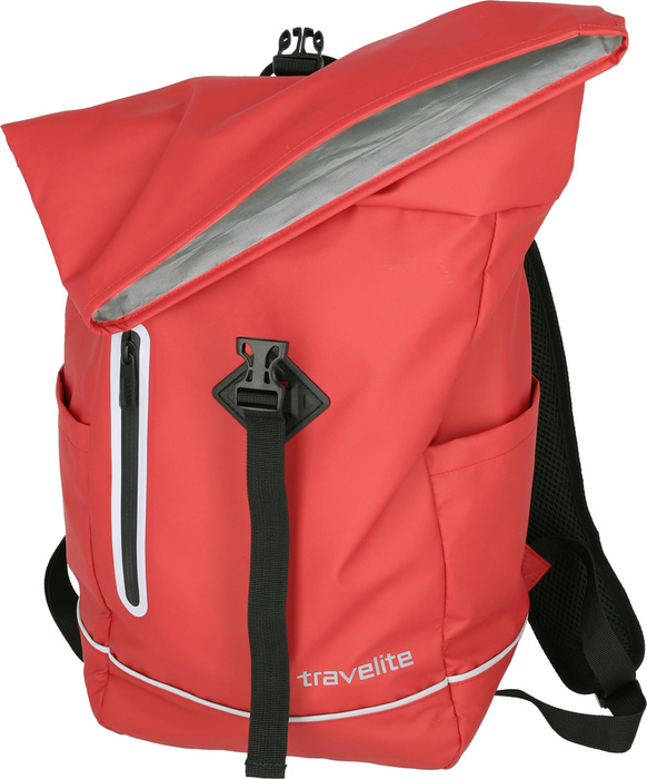 Městský batoh Travelite Basics Rollup 19L červený, fotografie 5