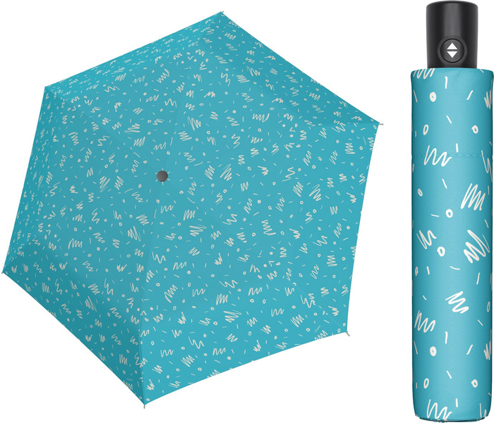 Deštník Doppler Zero Magic Minimally Aqua Blue
