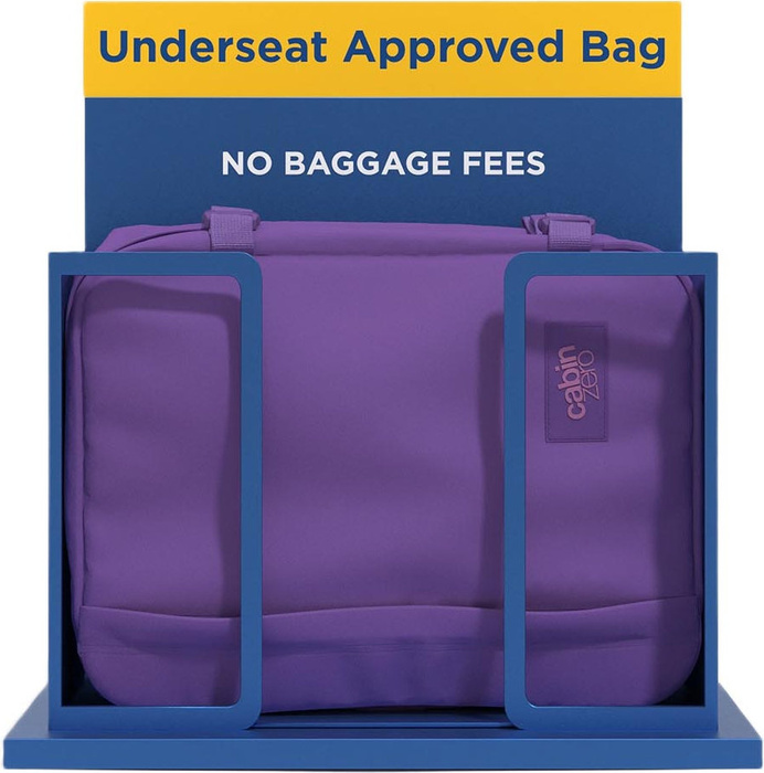 Batoh palubní zavazadlo do Wizzair Cabin Zero Classic 28L Lavender Dream, fotografie 4